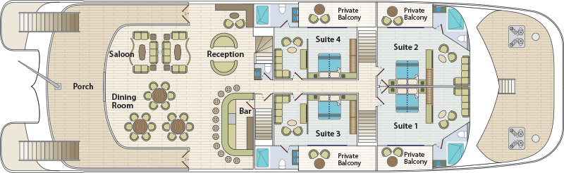CORMORANT II MAIN DECK 