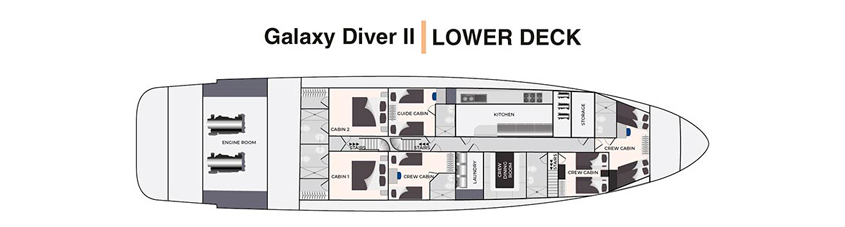 GALAXY DIVER II NATURALIST LOWER DECK