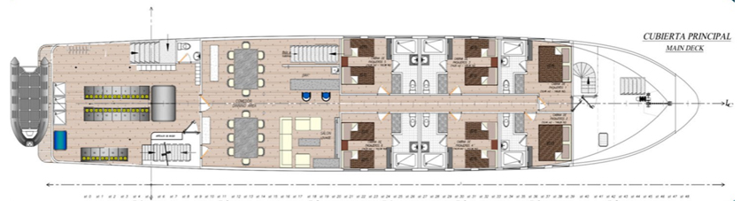 TIBURON EXPLORER LOWER DECK