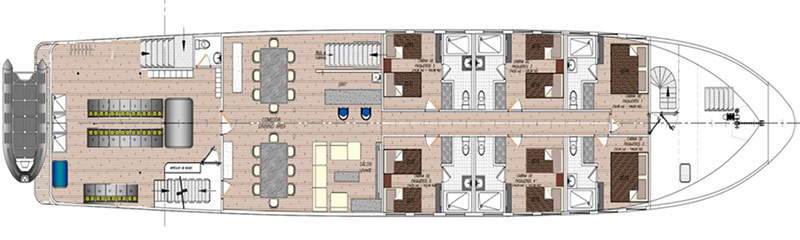 TIBURON EXPLORER MAIN DECK