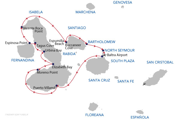 ISABELA - 6 Days Cruise