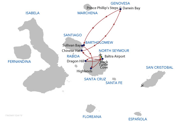 B - 5 Days Cruise
