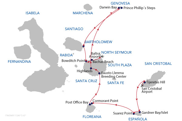 C+D - 7 Days Cruise