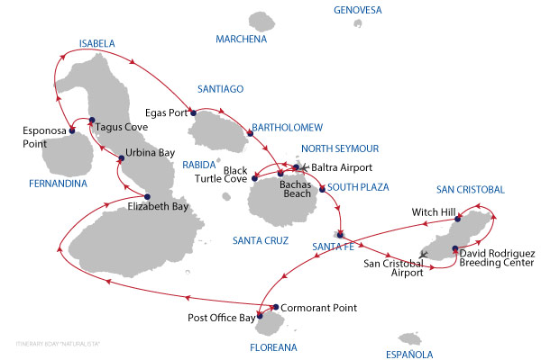 NORTHWEST & SOUTHERN LOOP - 8 Days Cruise
