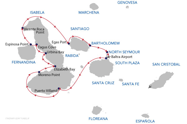 ISABELA - 6 Days Cruise