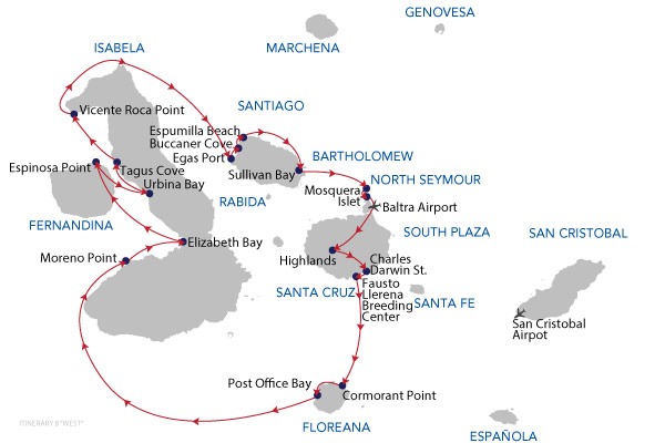 WEST - 8 Days Cruise