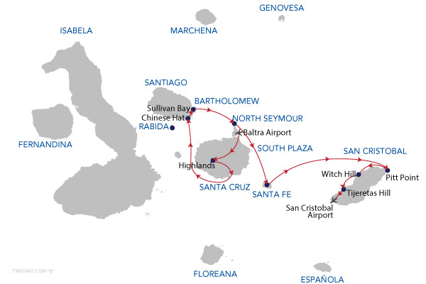 B - 5 Days Cruise