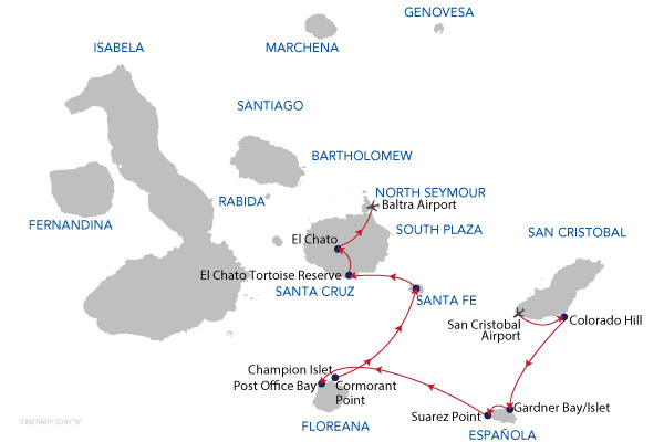 B - 5 Days Cruise