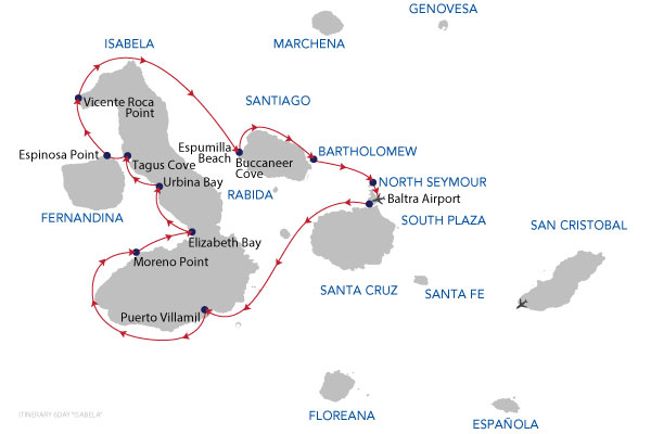 ISABELA - 6 Days Cruise ISABELA - 6 Days Cruise