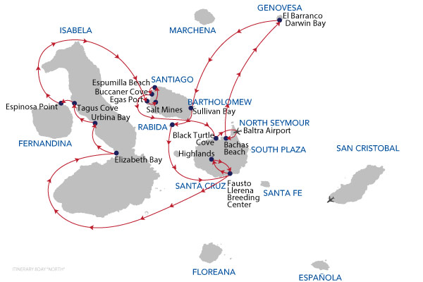 SOUTH - 8 Days Cruise